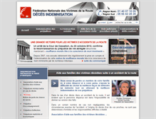 Tablet Screenshot of fnvr-deces-indemnisation.org